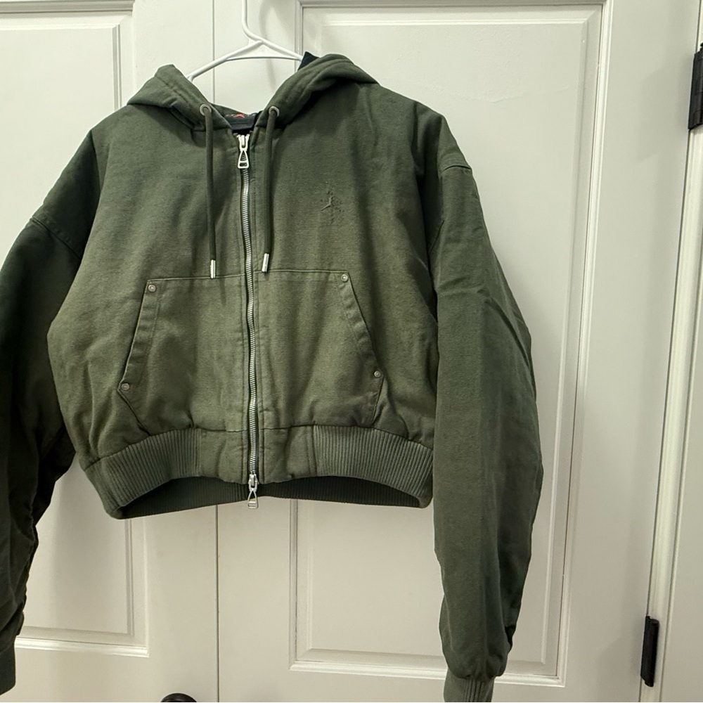 Air Jordan(WMNS) x Travis Scott Canvas Hooded JackeT Cargo Khaki VARIOUS SIZES